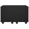 vidaXL Coffee Table Black 60x60x38 cm Engineered Wood