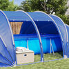 vidaXL Pool Tent Dome Green 538 x 440 x 204 cm