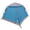 vidaXL Instant Tent with Rainfly 3-Person Quick-Release Blue