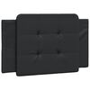 vidaXL Bed Frame without Mattress "Zadar" Black 100x203 cm Faux Leather