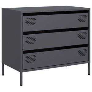 vidaXL Sideboard&nbsp;Anthracite 68x39x58.5 cm Cold-rolled Steel