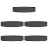 vidaXL Garden Planter 5 pcs Black 120 x 120 x 20 cm Cold-rolled Steel