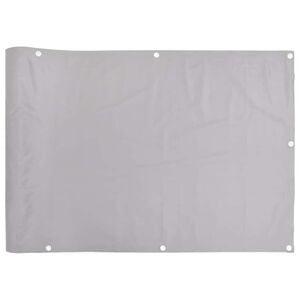 vidaXL Balcony Privacy Screen Grey 300x75 cm PVC