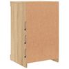 vidaXL Sideboard with LED Lights Sonoma Oak 41x37x67 cm