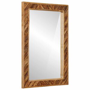 vidaXL Mirror Brown 70 x 50 x 3 cm Glass