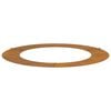 vidaXL suitable for Flat Tree Rings 5 pcs Brown &Oslash;60 / 90 cm