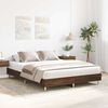 vidaXL Bed Frame No Mattress Brown Oak 150x200 cm King Size Engineered Wood