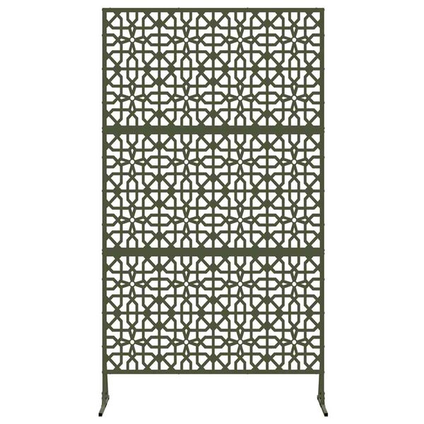 vidaXL Privacy Screen Olive 100 x 50 x 180 cm Steel