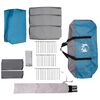 vidaXL Family Tent with Roof Blue and Grey 760 x 645 x 230 cm