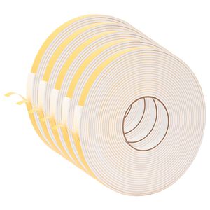 vidaXL Self-adhesive Foam Tape 5 pcs White 10mm x 10m CR Foam