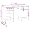 vidaXL Work Cabinet with Drawer with Lock 3 pcs Red 150 x 55 x 85 cm