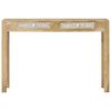 vidaXL Console Table 110x30x75 cm Solid Bleached Wood Mango