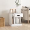 vidaXL Bedside Cabinet White 43x36x50 cm