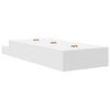 vidaXL Storage Bed Frame White 236.5 x 80 x 31.5 cm Engineered wood