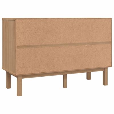 vidaXL Drawer Cabinet OTTA 111x43x73.5cm Solid Wood Pine