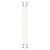 vidaXL Bar Table Legs U-Shaped 2 pcs White 60x(110-111) cm Steel