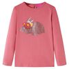 vidaXL Kids'T-shirt with Long Sleeves Old Pink 140