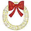 vidaXL Wreath 60 LEDs Warm white 76 x 76 x 8 cm PET