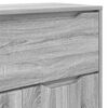 vidaXL Bathroom Cabinet with Drawer Grey Sonoma 72.5 x 36.5 x 100 cm