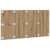 vidaXL Bed Headboard Artisan Oak 160x1.5x80 cm Engineered Wood