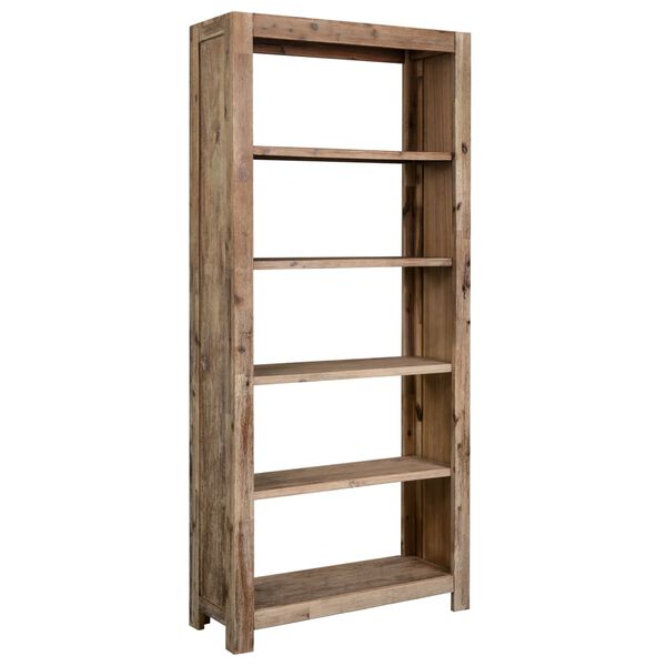 vidaXL Bookshelf 80x30x170 cm Solid Acacia Wood