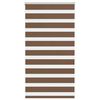 vidaXL Zebra Blind Brown 70x100 cm Fabric Width 65.9 cm Polyester