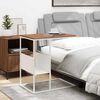 vidaXL Side Table white 55x36x59.5 cm Engineered Wood