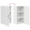 vidaXL Kitchen Cabinet Kalmar White 40 x 31 x 80 cm Engineered Wood