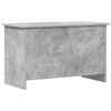 vidaXL Storage Chest Concrete Grey 80 x 40 x 50 cm Engineered Wood