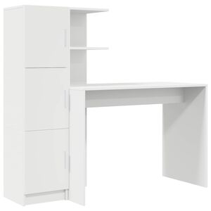 vidaXL Desk White 133.5 x 50 x 124 cm 2 pcs