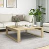 vidaXL Coffee Table Sonoma Oak 100x100x35 cm Engineered Wood