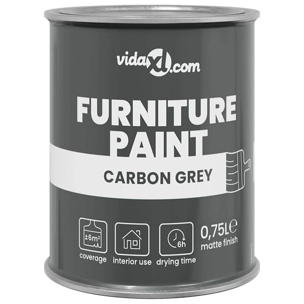 vidaXL Furniture Paint Grey 10 x 10 x 12 cm Wall Print