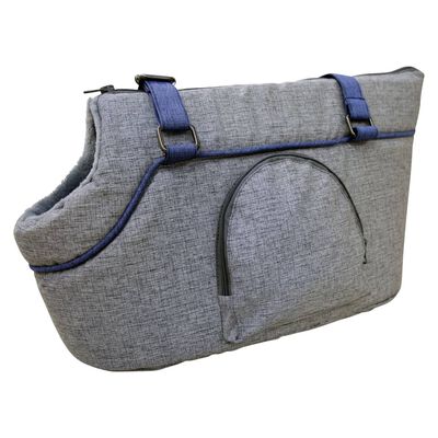Kerbl Pet Carrier Bag Marie 46x23x25 cm Grey and Blue