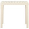 vidaXL Garden Table White 79x65x72 cm Plastic
