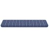 vidaXL Self-adhesive Stair Mats Striped 15 pcs Blue 65 x 21 x 4 cm