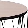 vidaXL Coffee Table 2 pcs Black