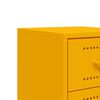 vidaXL Bedside Cabinets 2 pcs Mustard Yellow 36x39x60.5 cm Steel