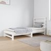 vidaXL Pull-out Day Bed without Mattress White 2x(90x190) cm