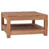 vidaXL Coffee Table | Natural Teak | Solid Teak Wood | Medium | Coffee Table