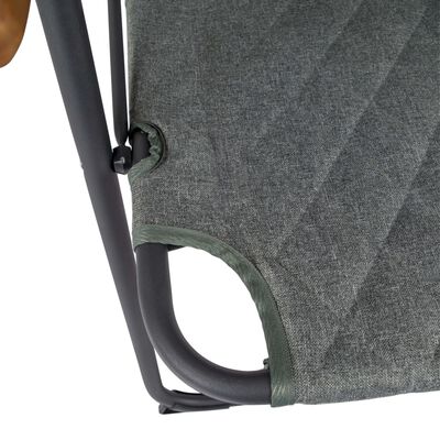 Bo-Camp Folding Camping Chair Jefferson Grey Green