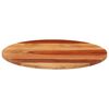 vidaXL Table Top Solid Wood Acacia Round 15-16 mm 50 cm