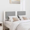 vidaXL Headboard Other White 135 cm Solid pine wood