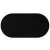 vidaXL Table Top Dark Brown 120x60x2 cm Solid Wood Oak Oval
