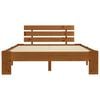 vidaXL Bed Frame without Mattress Honey Brown 140x200cm Solid Wood Pine