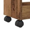 vidaXL Cabinet with Wheel Old wood 60 x 22 x 79 cm Engineered Wood