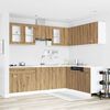 vidaXL 11 Piece Kitchen Cabinet Set Lyon Artisan Oak Engineered Wood