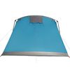 vidaXL Family Tent Tunnel 10-Person Blue Waterproof