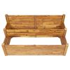 vidaXL 2-Tier Garden Planter 160x75x84 cm Solid Acacia Wood