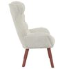 vidaXL Armchair Cream 69 x 74 x 93 cm Velvet