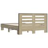 vidaXL Bed Frame without Mattress Sonoma Oak 120x200 cm